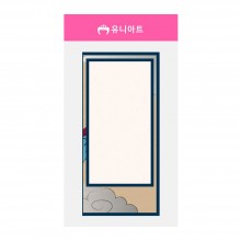 유니아트 3000 나만의 병풍 만들기 8폭 무지