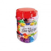 멀티 연결큐브 수막대 10색 100p