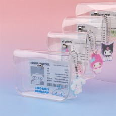 산리오 투명 카드 지갑