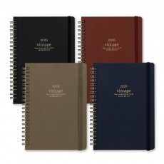 2026년 양지 다이어리 양지사 빈티지 다이어리 2면1개월 밴딩 128x182mm